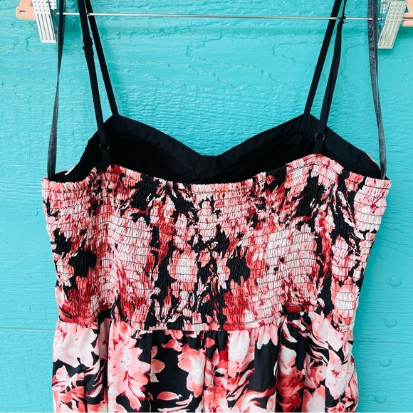 BAND OF GYPSIES CORSET FLORAL SPAGHETTI STRAPS JUMPSUIT WITH POCKETS SIZE XL - Picture 11 of 12